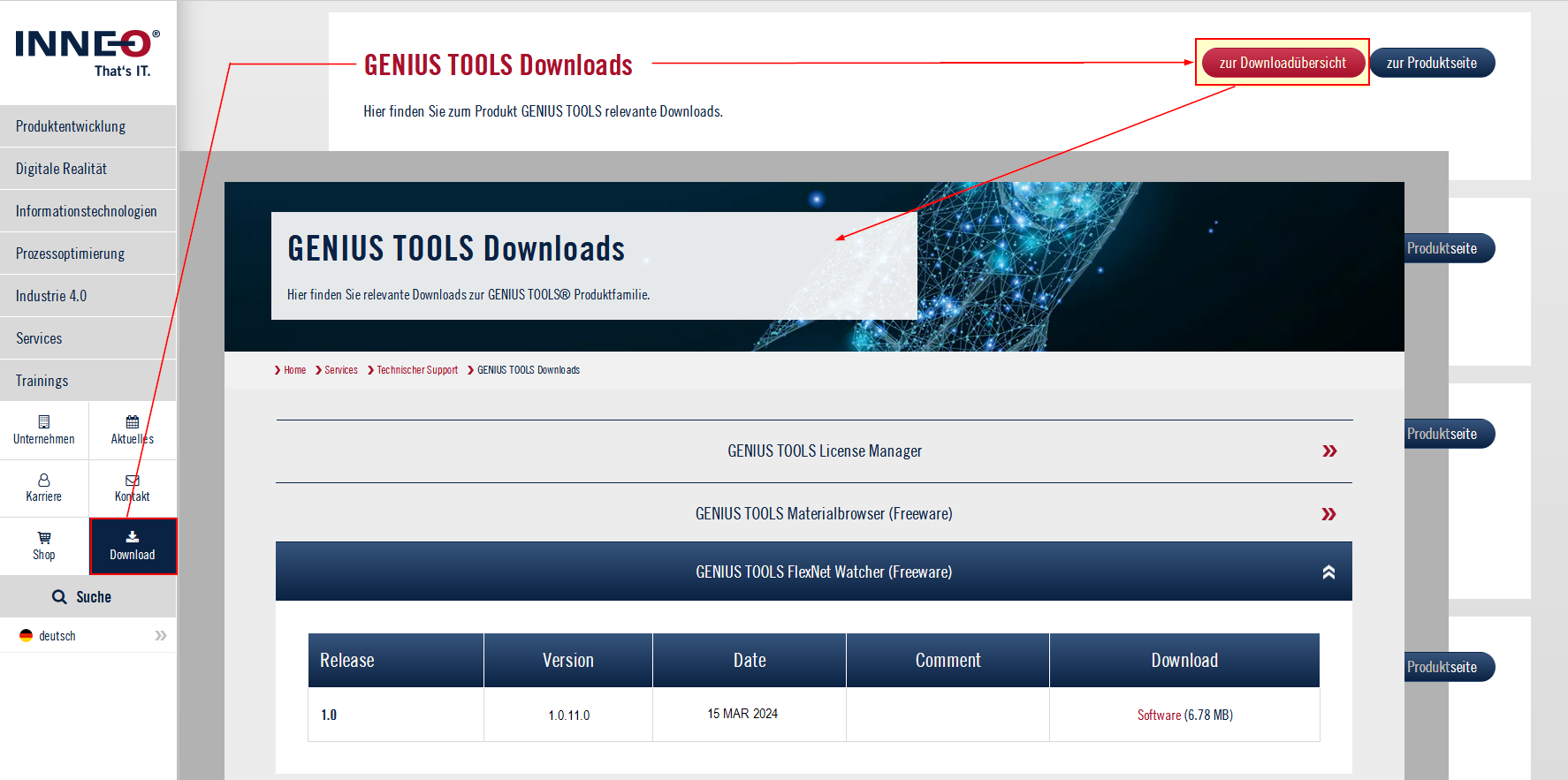www.inneo.de/de/services/technischer-support/genius-tools-downloads.html