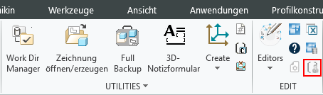 Aufruf über das GENIUS TOOLS-Menüband